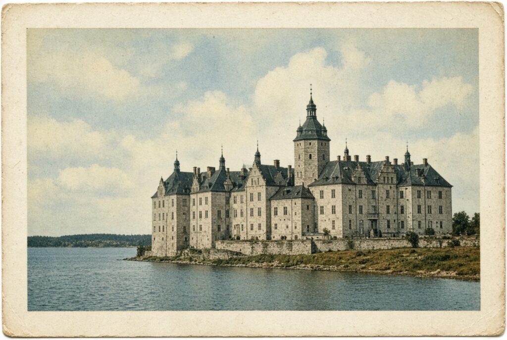 Fiktivt vykort från Kalmar, 1968