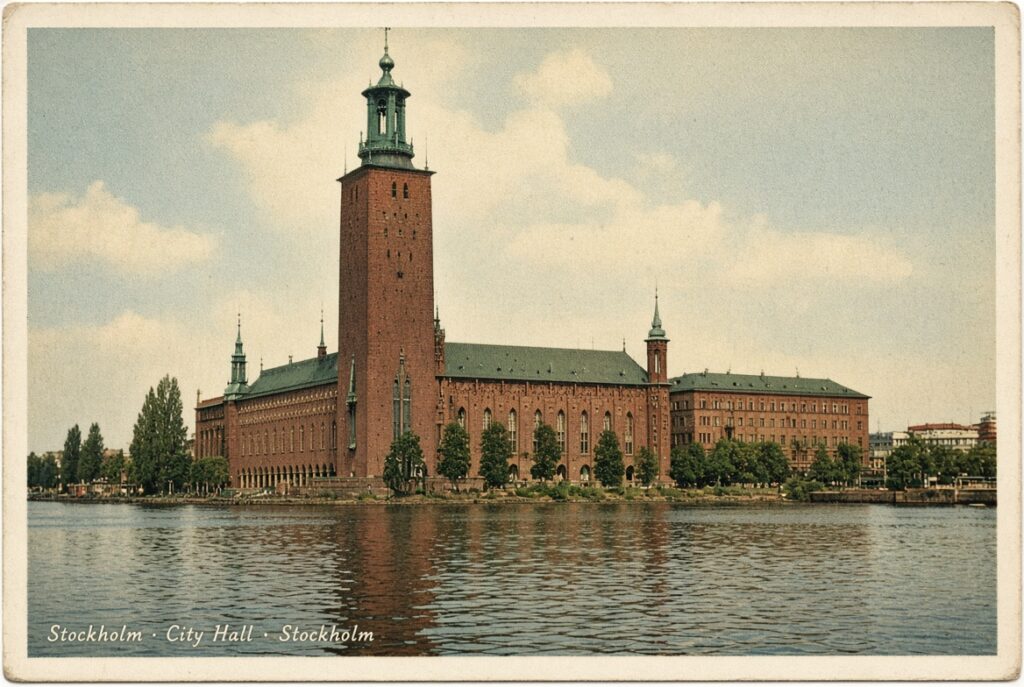 Fiktivt vykort från Stockholm, 1972
